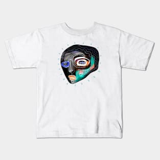 ABSTRACT FACE Kids T-Shirt